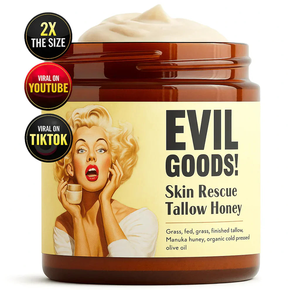 EVIL GOODS™ – Crema Hidratante Natural + Envío Gratis 🎁