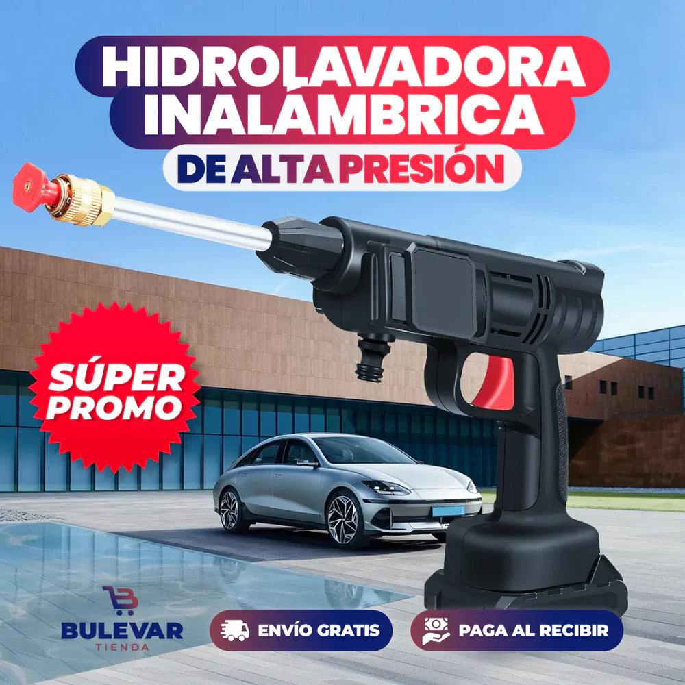 Hidrolavadora Portátil 48v - x2 BATERIAS: ahorro, potencia y brillo para tu vehículo 🚗💦👌 con envío gratis