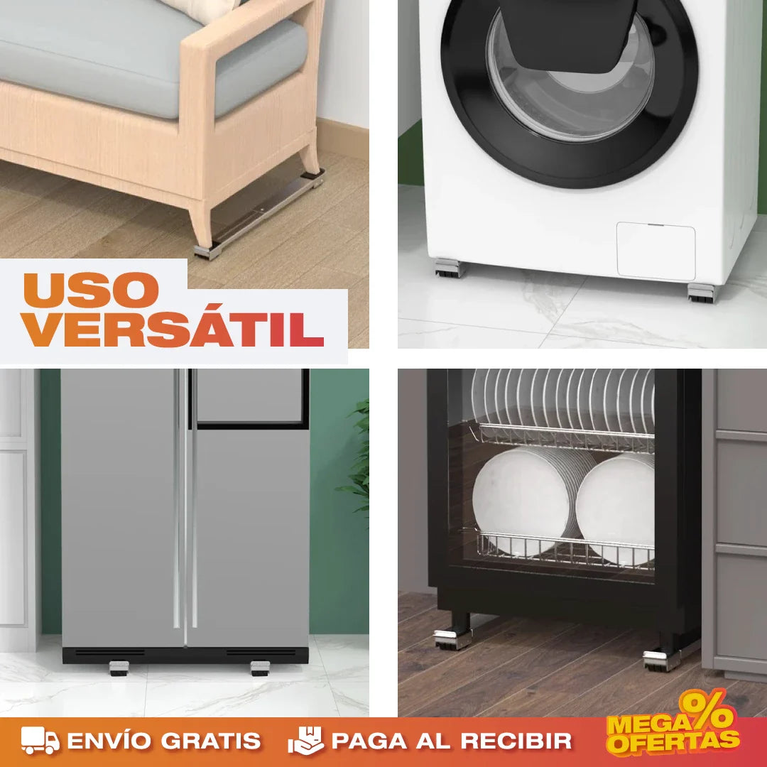 COMBO DE 2 SOPORTES LINEALES PARA ELECTRODOMÉSTICOS + ENVÍO GRATIS