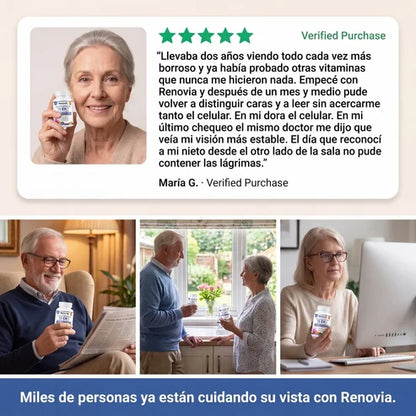 Renovia® Formula 15 en 1 | Recupera la Nítidez que Perdiste con Los Años