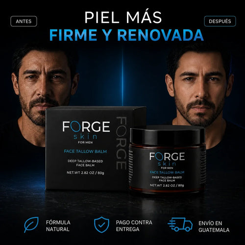 Bálsamo Forge Skin — Rostro Firme, Sin Arrugas y Manchas 💆‍♂️