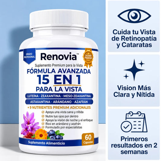 Renovia® Formula 15 en 1 | Recupera la Nítidez que Perdiste con Los Años