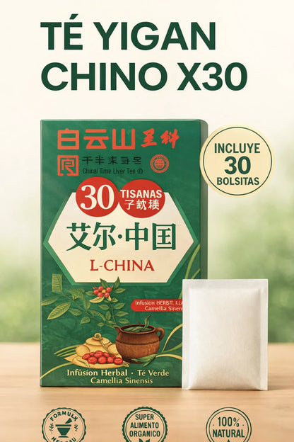 TÉ YIGAN CHINO X30 — El Ritual Ancestral para Sentirse Limpio, Ligero y Saludable + ENVÍO GRATIS