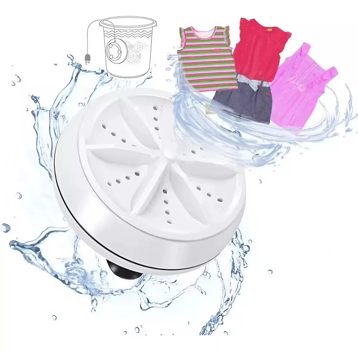 💦MINI LAVADORA PORTÁTIL + ENVÍO GRATIS 🎁