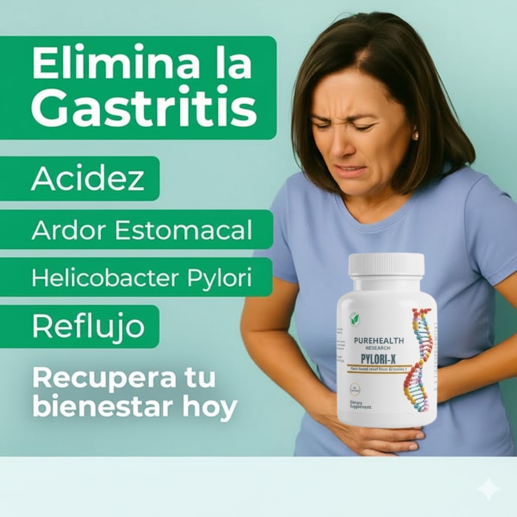 🌿 Cápsulas Anti Helicobacter pylori + ENVIO GRATIS🎁