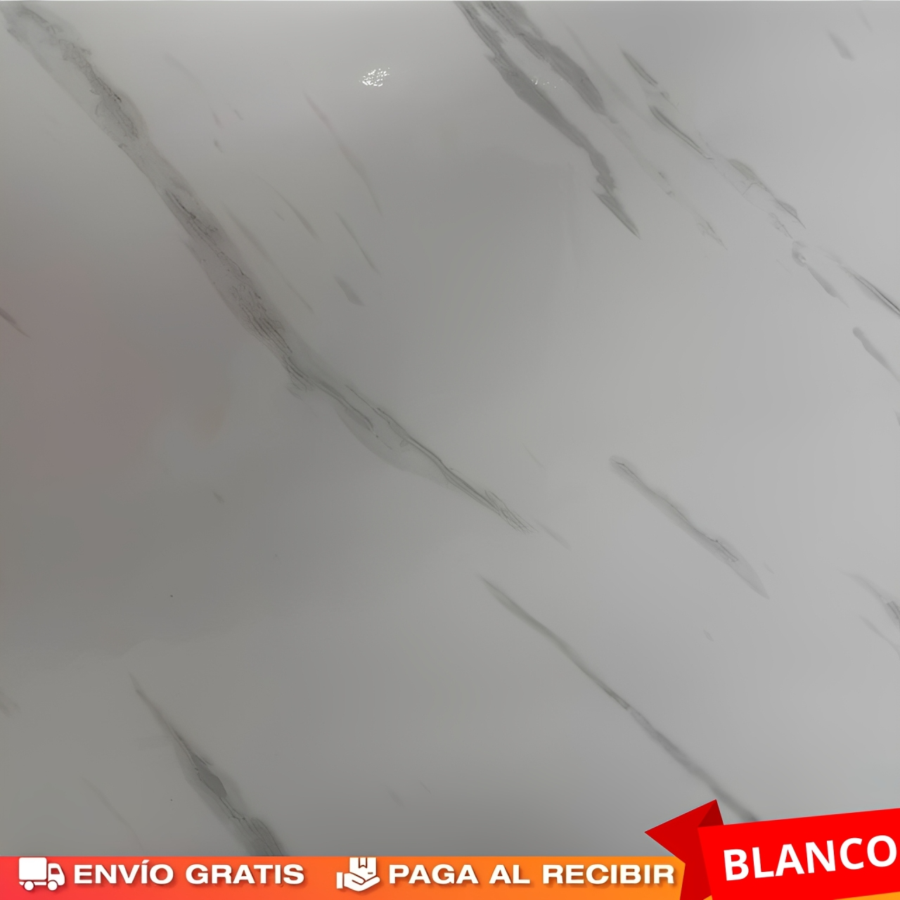 ¡Papel Autoadhesivo Mármol — 3M Largo x 1.5 CM Ancho! (Pack 2x1)