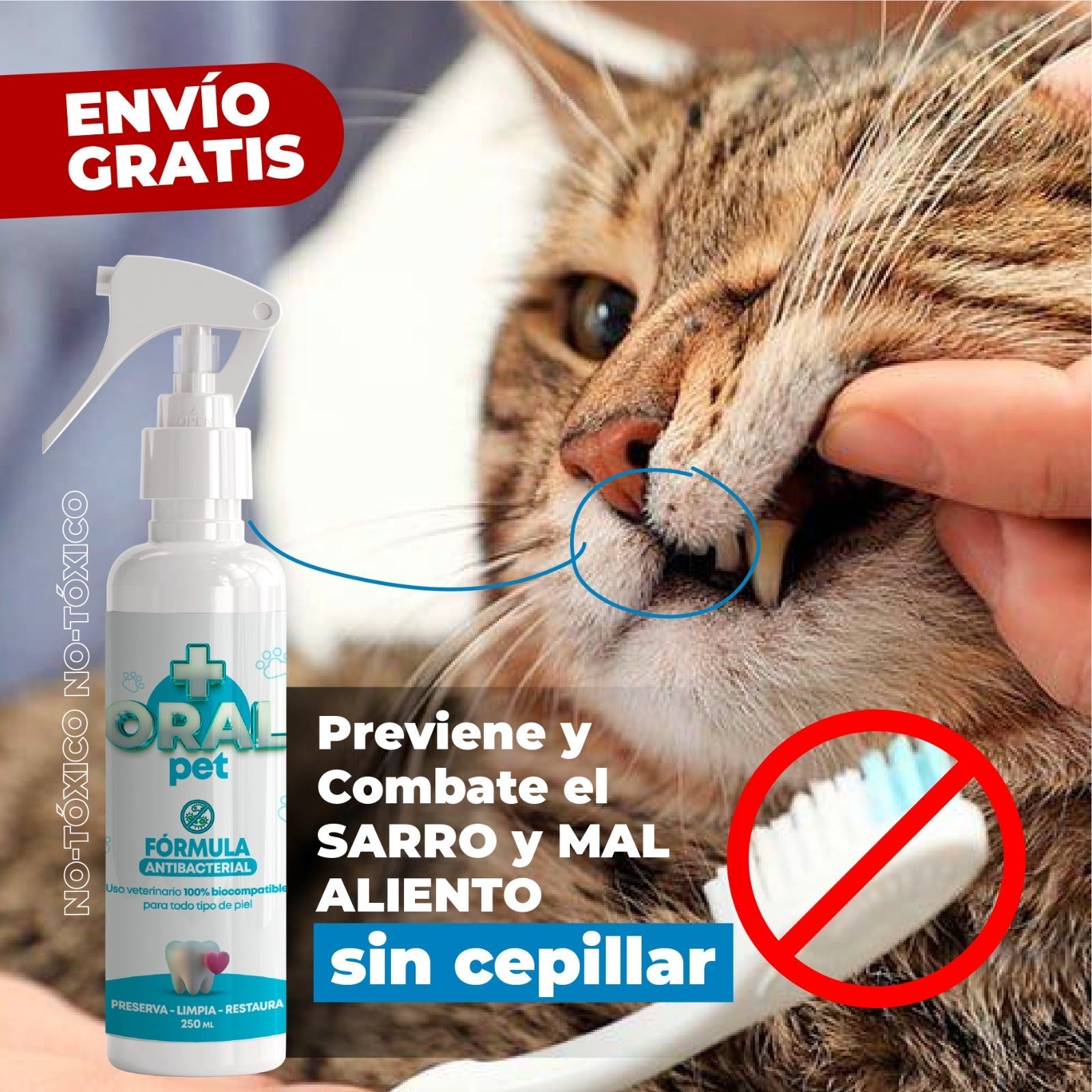 OralPet™ Dile Adiós Al Sarro - Limpieza bucal para mascotas con envío gratis 🎁