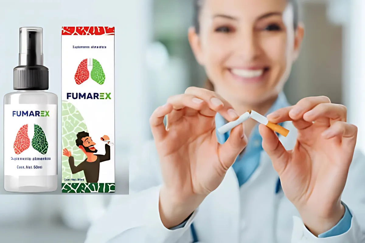 FUMAREX®  FORMULA NATURAL EN SPRAY PARA DEJAR DE FUMAR + ENVIO GRATIS