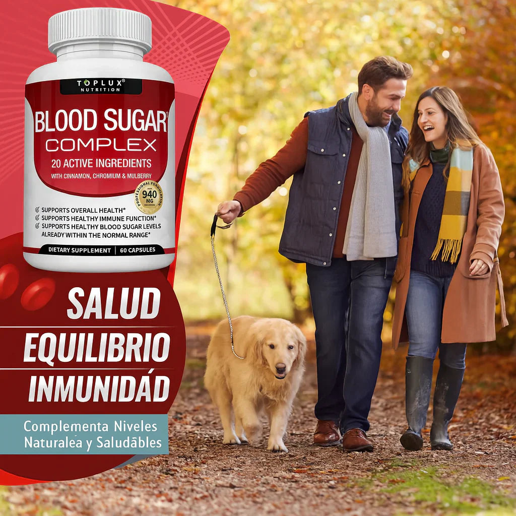 BloodSugar™ Complex l  Estabiliza el azúcar en sangre + ENVÍO GRATIS