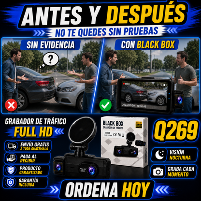 🚗📷CÁMARA BLACK BOX: TU TESTIGO EN LA CARRETERA