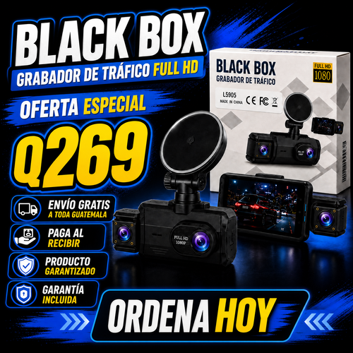 🚗📷CÁMARA BLACK BOX: TU TESTIGO EN LA CARRETERA