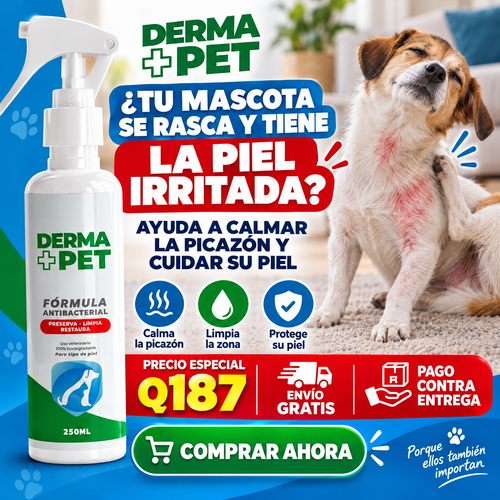 🐶🐱DermaPet™ Adiós dolor e irritación por alergias + Envío Gratis🎁