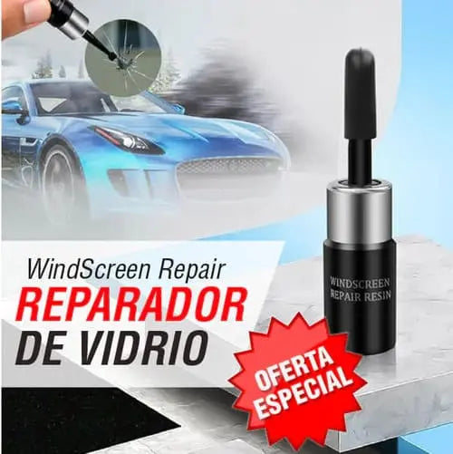 REPARADOR DE VIDRIO: Repara grietas y rayones en minutos + Envío Gratis