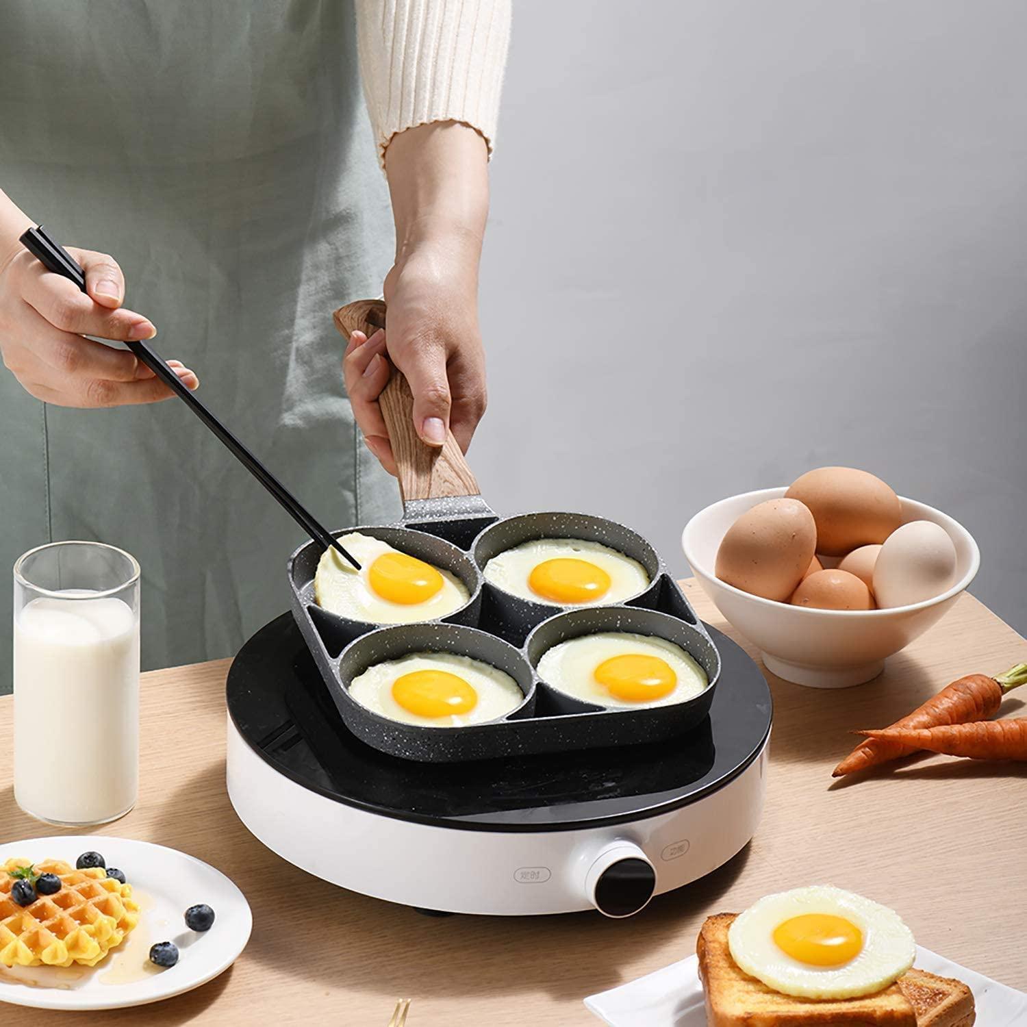 🍳 SARTÉN MULTIUSOS 4 PUESTOS + ENVÍO GRATIS 🎁